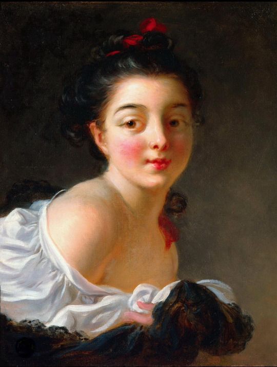 Jean-Honoré Fragonard, La jeune fille brune, 1768-1770, Harvard Art Museums/Fogg Museum